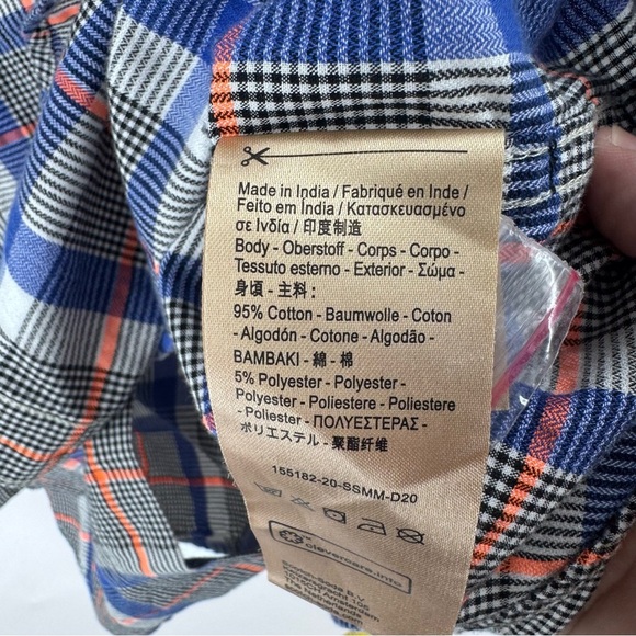 Scotch & Soda Blue and Red Casual Button Down Shirt - Picture 8 of 10